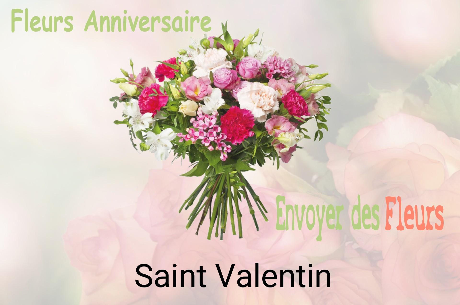 Bouquet de fleurs d’anniversaire livré à Saint-Valentin