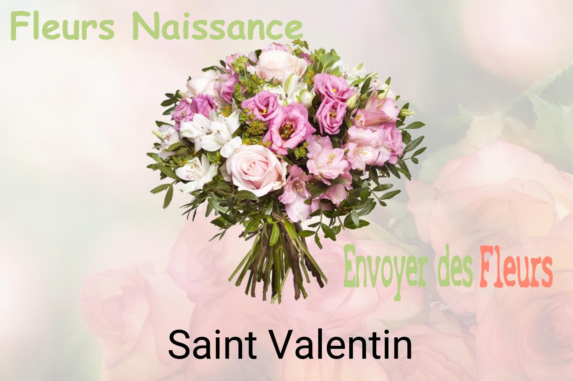 Bouquet de fleurs de naissance livré à Saint-Valentin